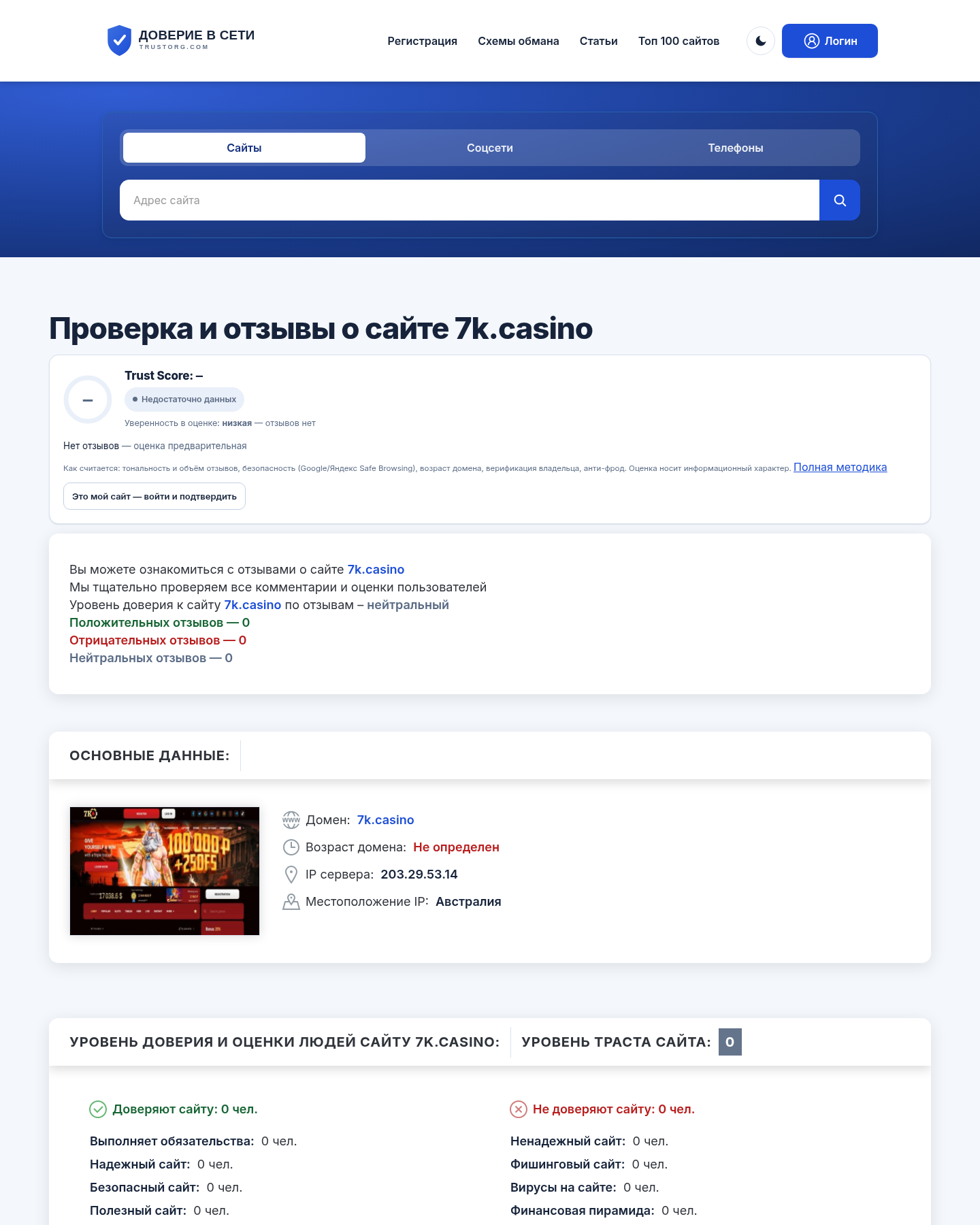 Снимок независимой контекстной карточки с поисковыми и пользовательскими сигналами
